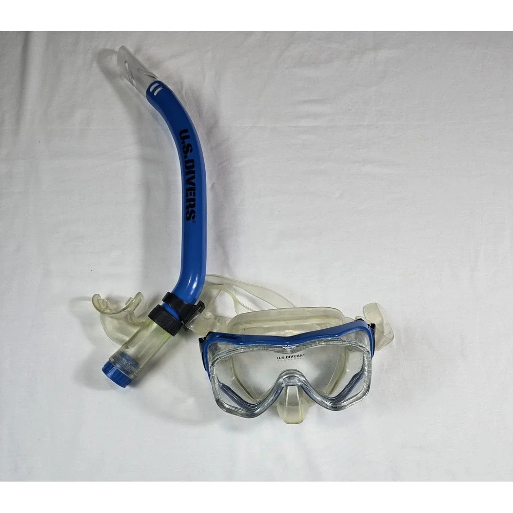 U.S Divers Snorkeling/Diving Gear: Fins, Mask, Snorkel, Water Socks 6.5-8(40-41)
